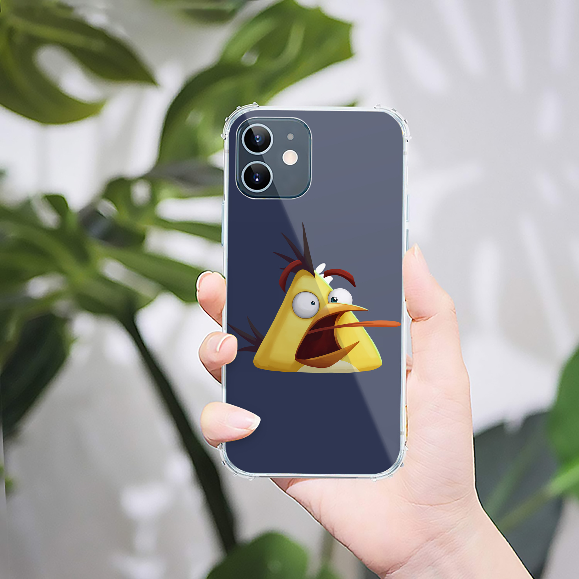 （画像用） Angry Birds アングリーバード 【iPhone 12シリーズ対応】透明スマホケース（クリアソフトケース）